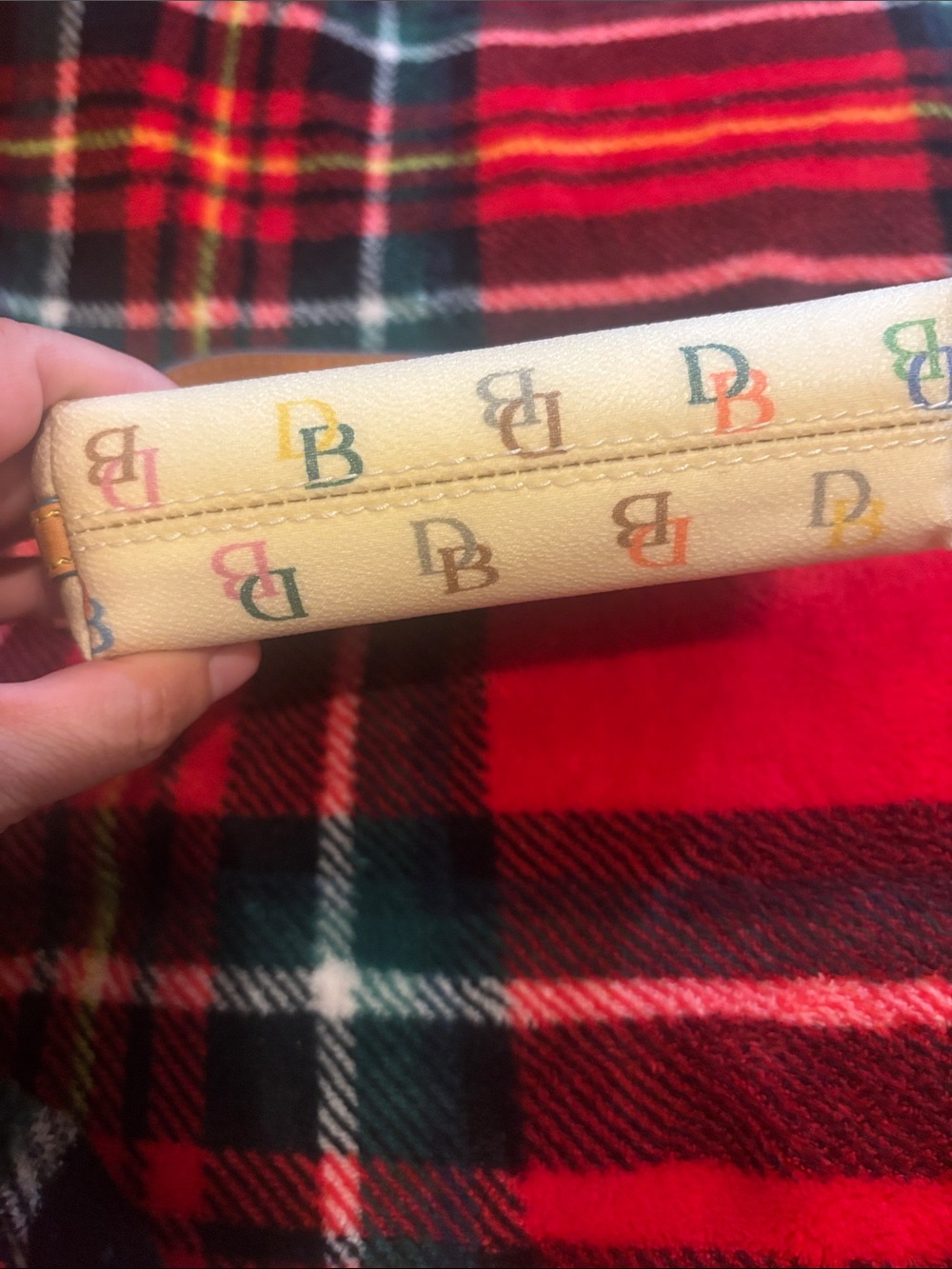 Dooney & Bourke Vintage Y2K Rainbow Monogram Logo mini Handbag - Picture 6 of 6